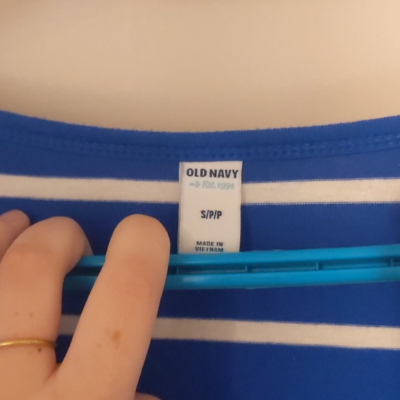 Blue stripped dress - Picture 2 of 3